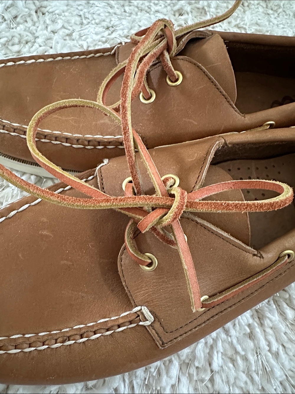 Classic Brown Leather Boat Shoes - Men - Picture 6 of 6